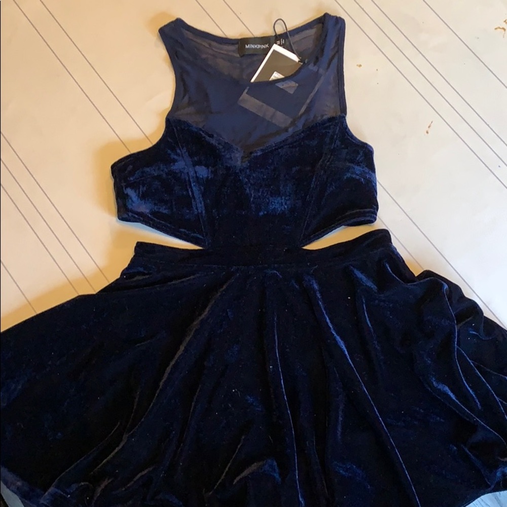 Mink Pink Navy Dress